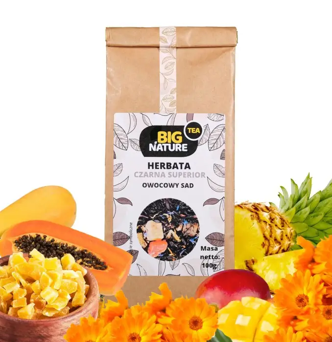 Herbata czarna SUPERIOR OWOCOWY SAD 100g - BIG NATURE