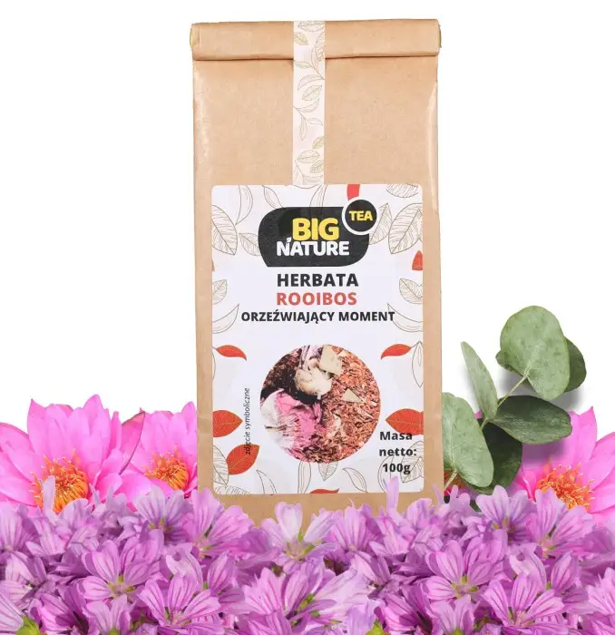 Herbata ROOIBOS ORZEŹWIAJĄCY MOMENT 100g - BIG NATURE