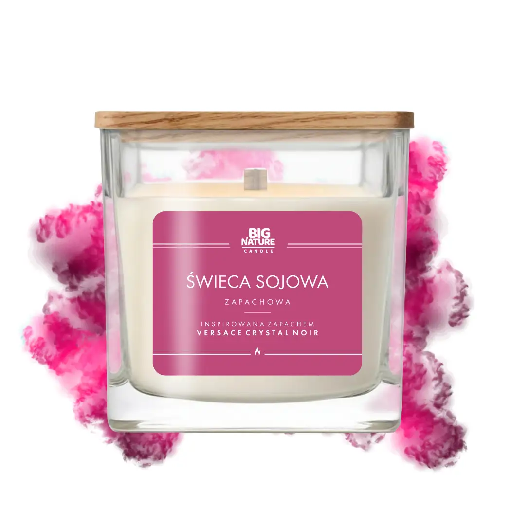 Świeca sojowa zap. insp. Versace Crystal Noir 220g