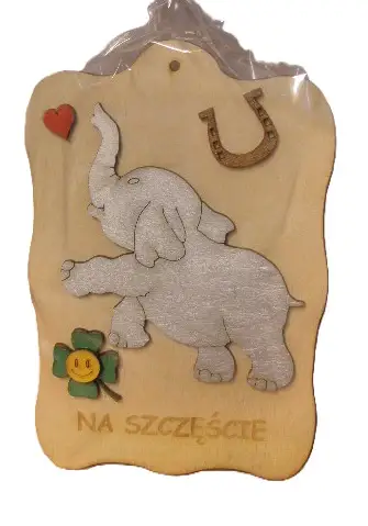 deska słonik na szczęście P484 — 2