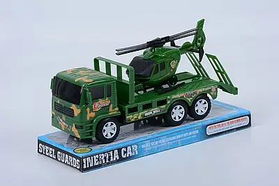 ciężarówka laweta wojskowa+helikopter 28 cm