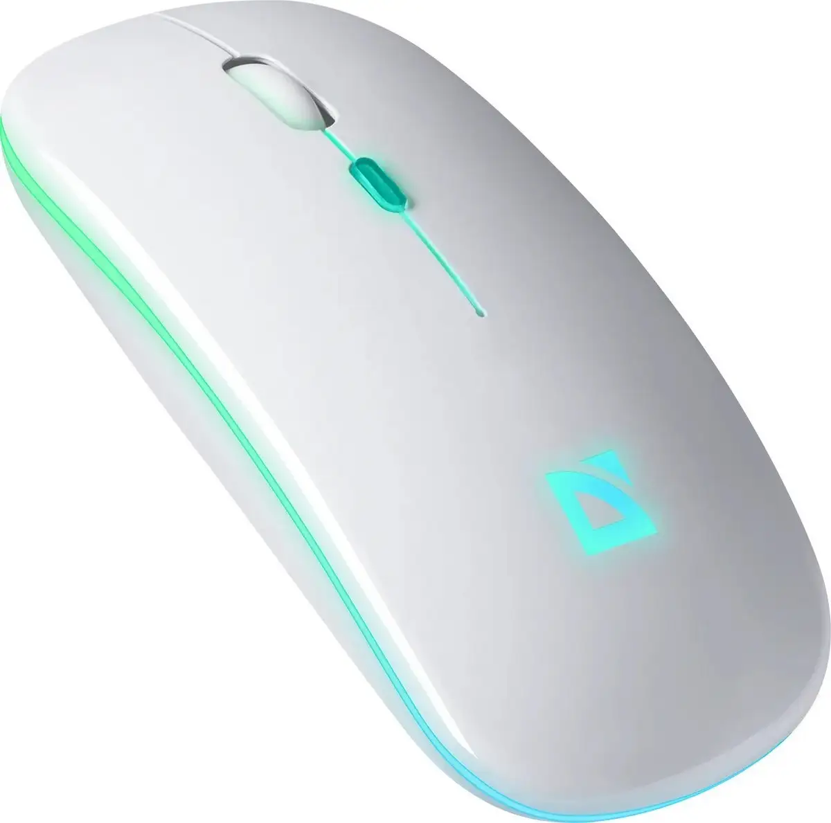 MYSZ DEFENDER TOUCH MM-997 RF+BT SILENT RGB AKU BIAŁA — 2