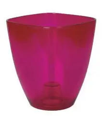 osłonka do storczyka 12 cm transparentna amarant
