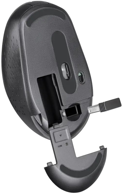 MYSZ DEFENDER AURIS MB-027 RF SILENT SZARA OPTICAL — 4