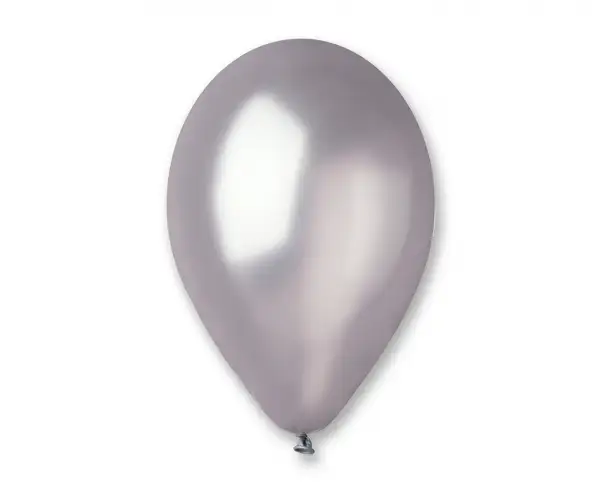 balony 100szt SREBRNE METALIZOWANE 30 cm  GM110/38