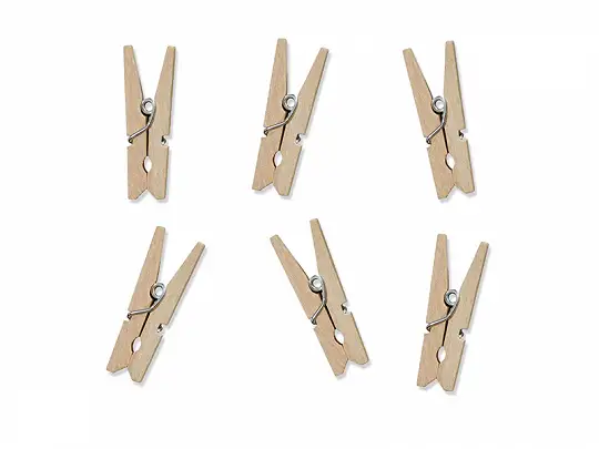 klamerki naturalne 20szt. 3cm | KLD-100