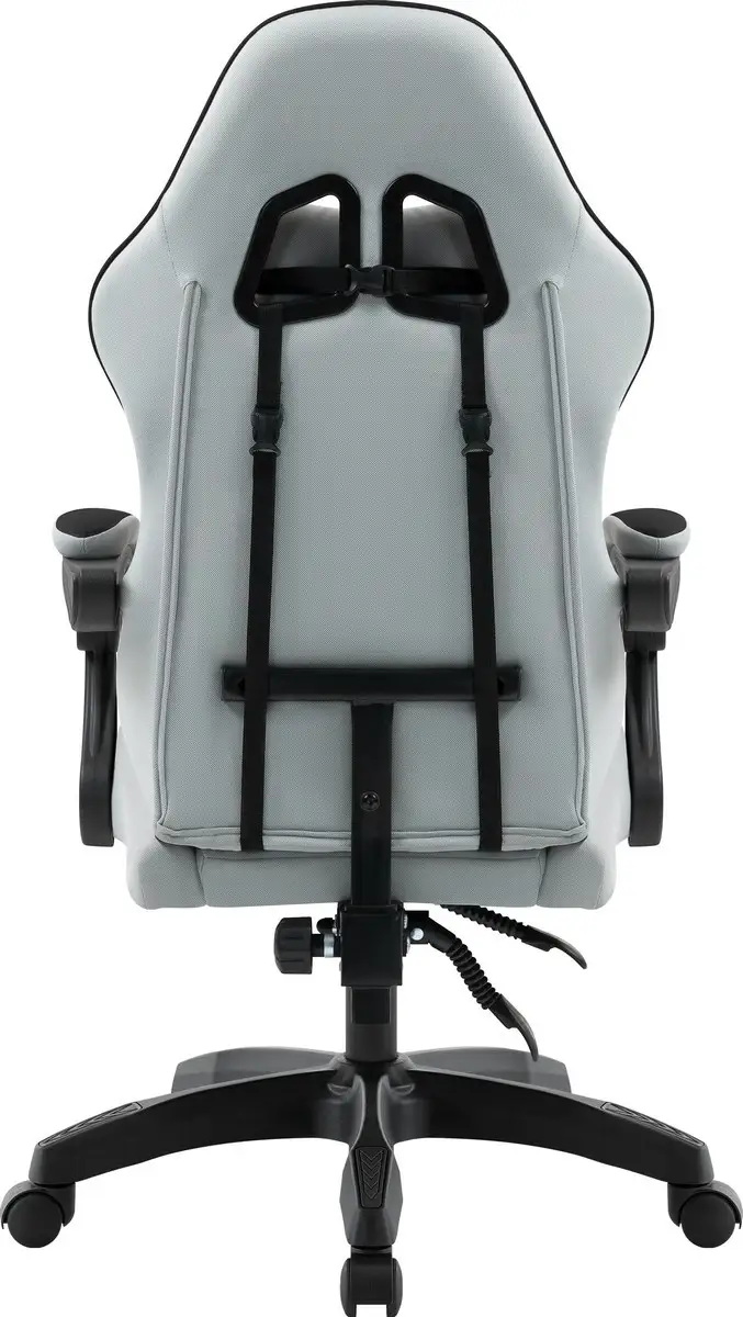 FOTEL DEFENDER SAVAGE SZARO-CZARNY GAMING — 12