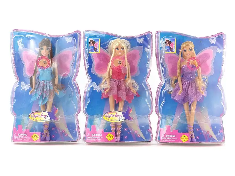 lalka  ze świecącymi skrzydłami ELF 29cm