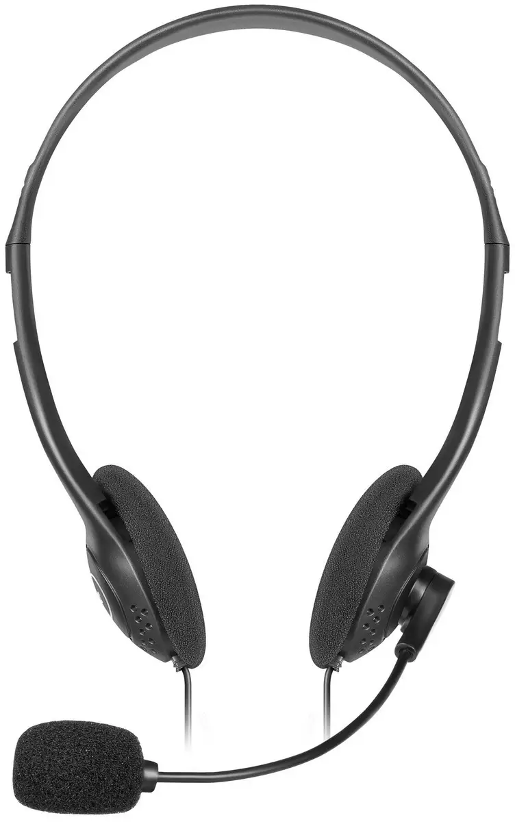 SŁUCHAWKI DEFENDER Z MIKROFONEM AURA 102 CZARNE — 5
