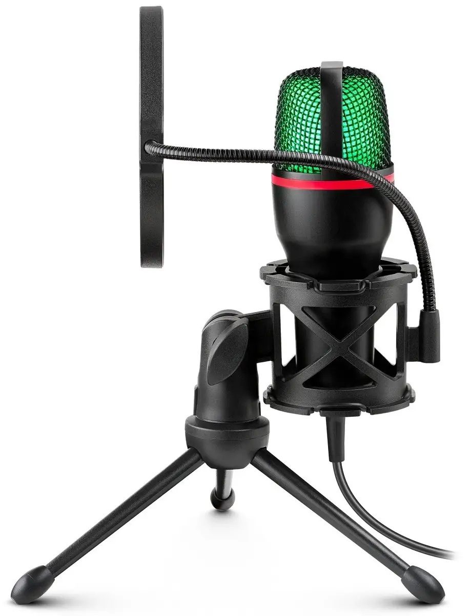 MIKROFON DEFENDER FORTE GMC 300 RGB STREAMING — 5