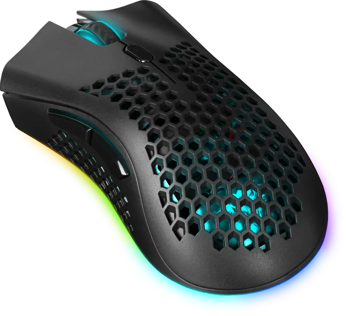 MYSZ DEFENDER GM-709L WARLOCK OPTIC RF RGB 2400dpi 8P — 2