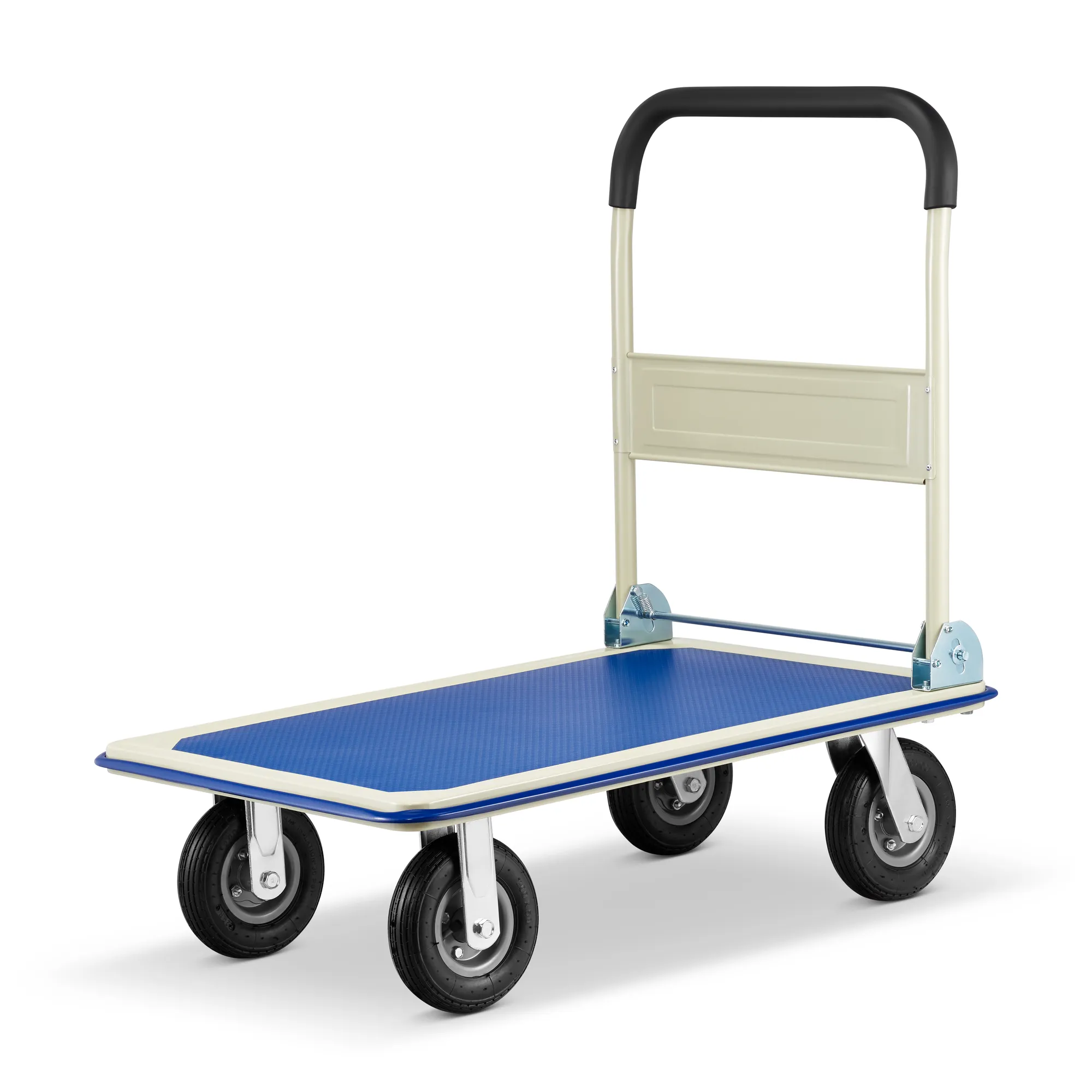 Wózek platformowy transportowy magazynowy 150 kg HIGHER koła pełne — 2