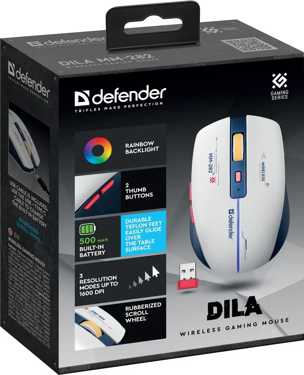 MYSZ DEFENDER DILA MM-282 RF 1800dpi 6P — 7