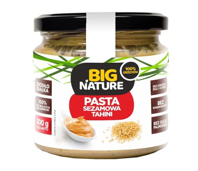 Pasta sezamowa TAHINI 500g  - BIG NATURE — 2