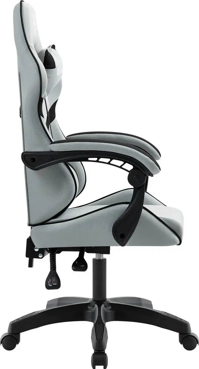 FOTEL DEFENDER SAVAGE SZARO-CZARNY GAMING — 10