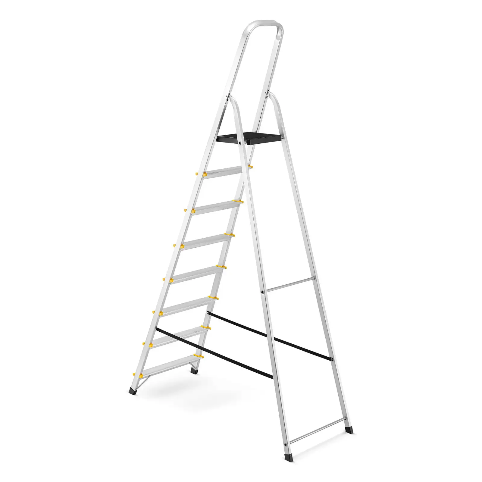 Drabina aluminiowa domowa jednostronna schodki do domu HIGHER 8 stopni 125 kg — 9