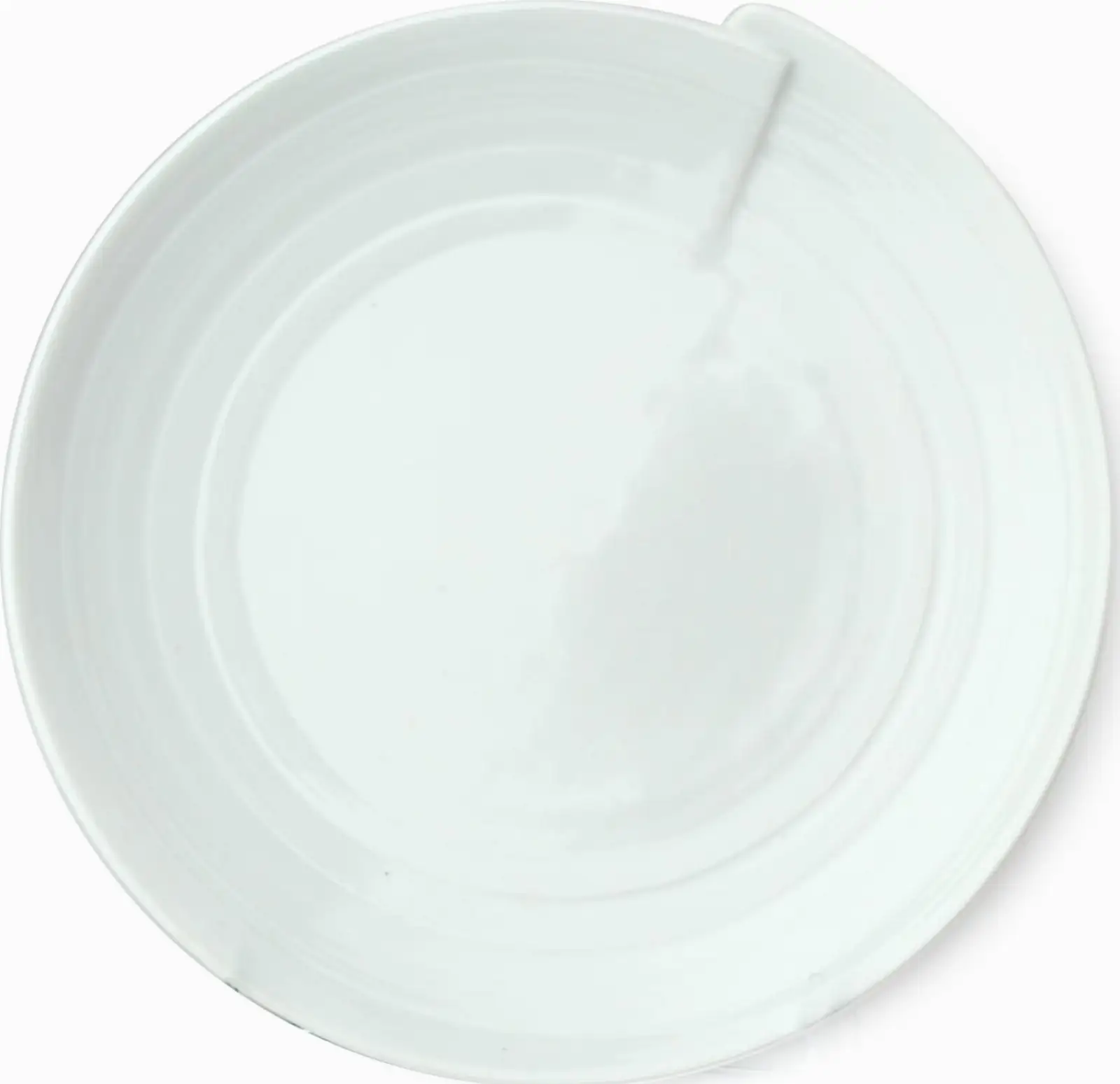 talerz ozdobny biała porcelana 21x21x2,5cm | ZS-11508