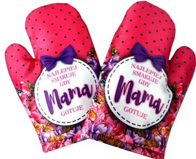 Rękawica kuchenna Najlepiej smakuje gdy mama gotuje  R45