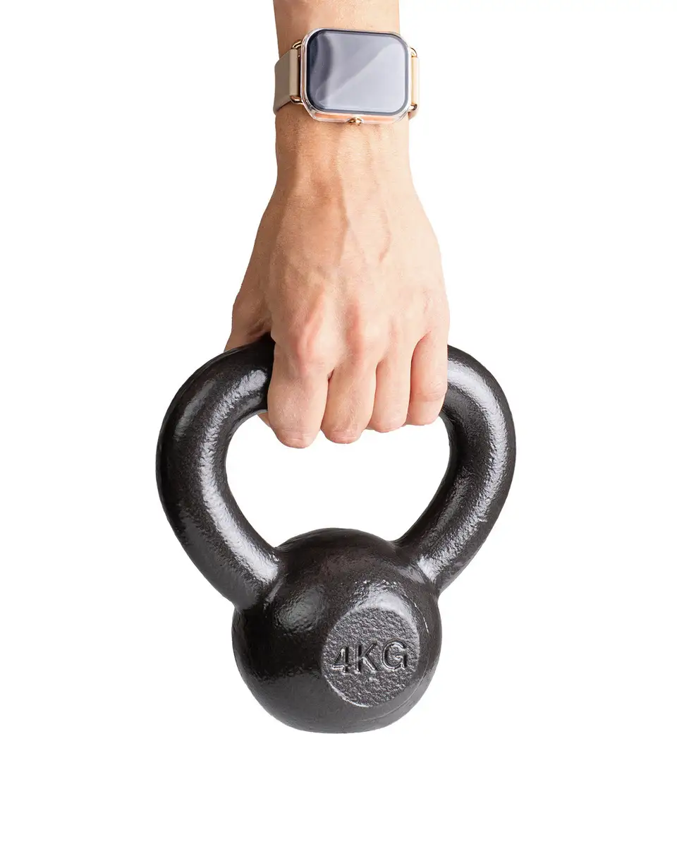 Kettlebell 4kg żeliwny BA-KCZ04 Pretorians — 8