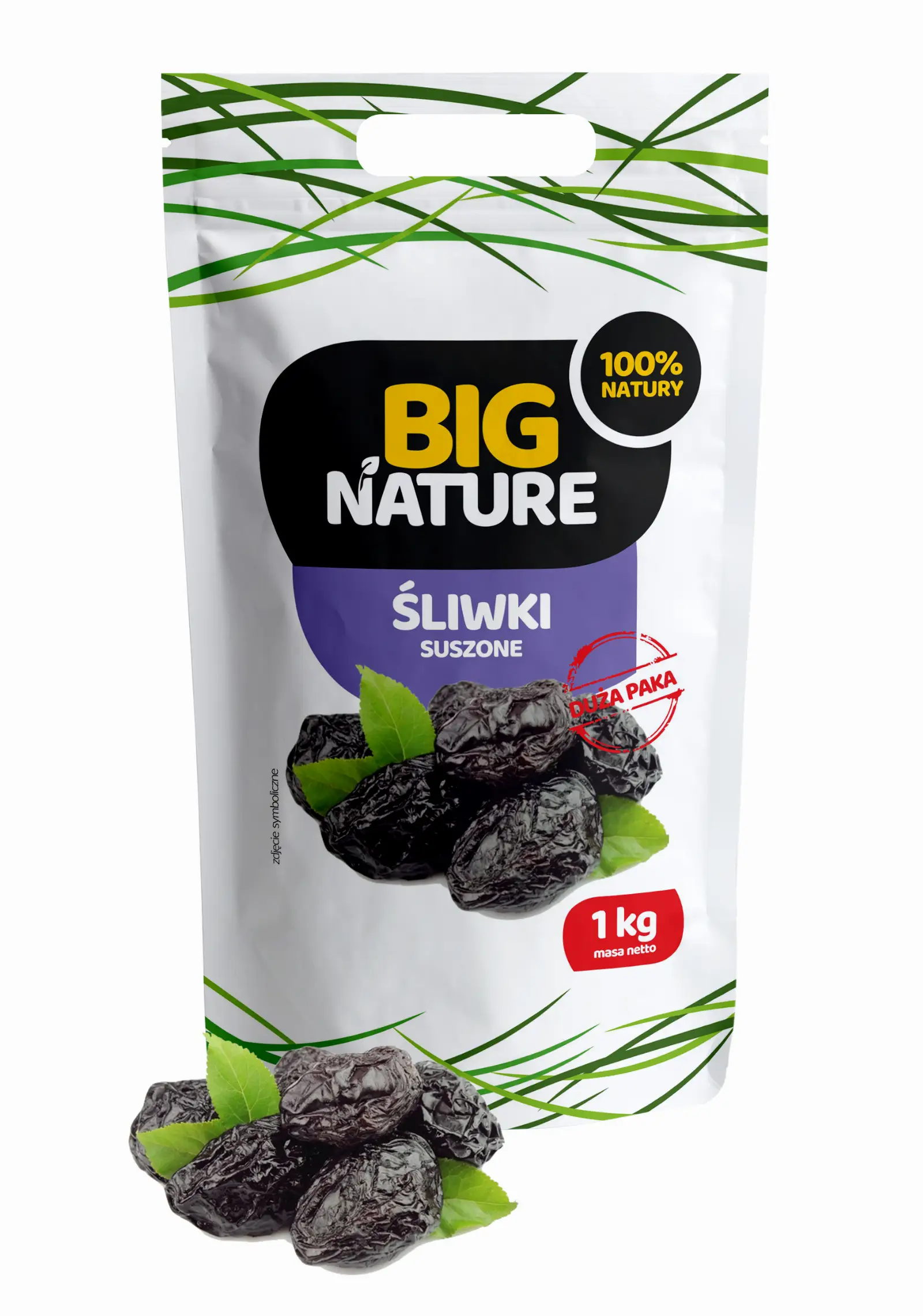 Śliwka suszona 1kg Duża Paka - BIG NATURE
