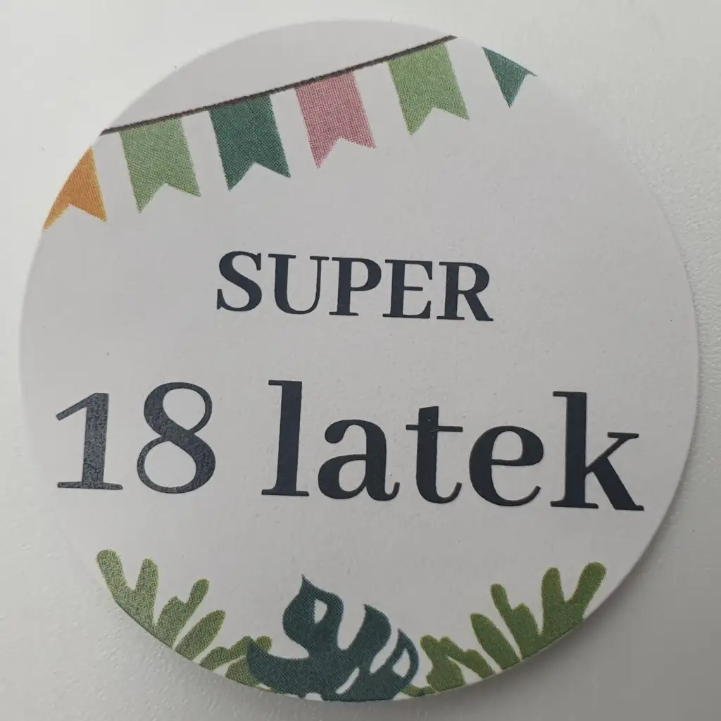naklejki 35 mm - SUPER 18 latek - 35 szt