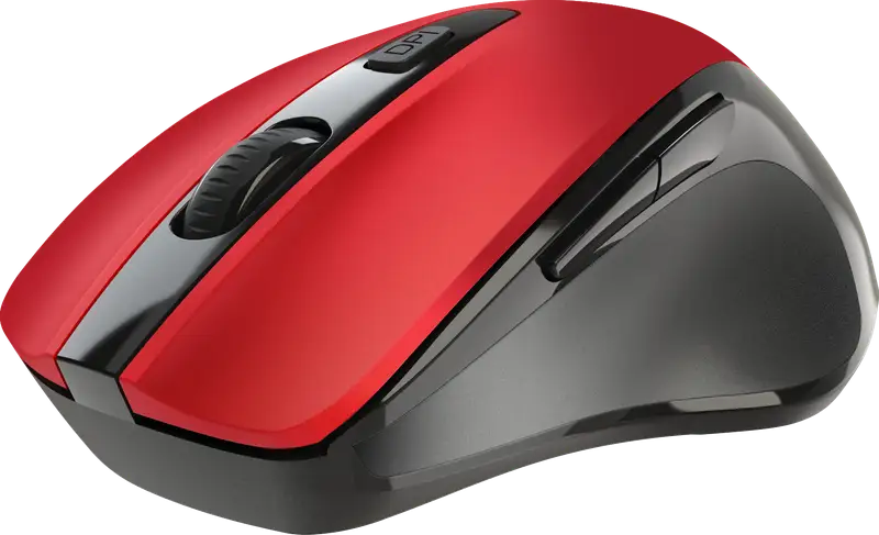 MYSZ DEFENDER PRIME MB-053 RF BEZPRZEWODOWA SILENT CZERWONA OPTICAL — 2