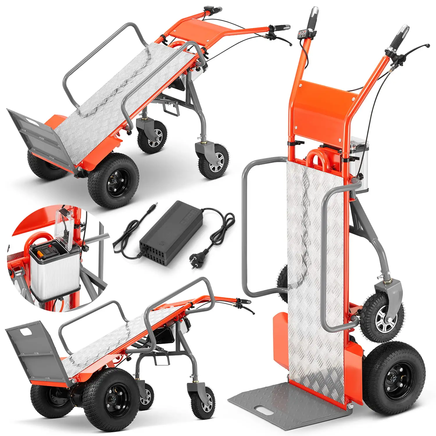 Wózek transportowy elektryczny akumulatorowy 2w1 magazynowy młynarka Bäumr-AG BMR-ET260