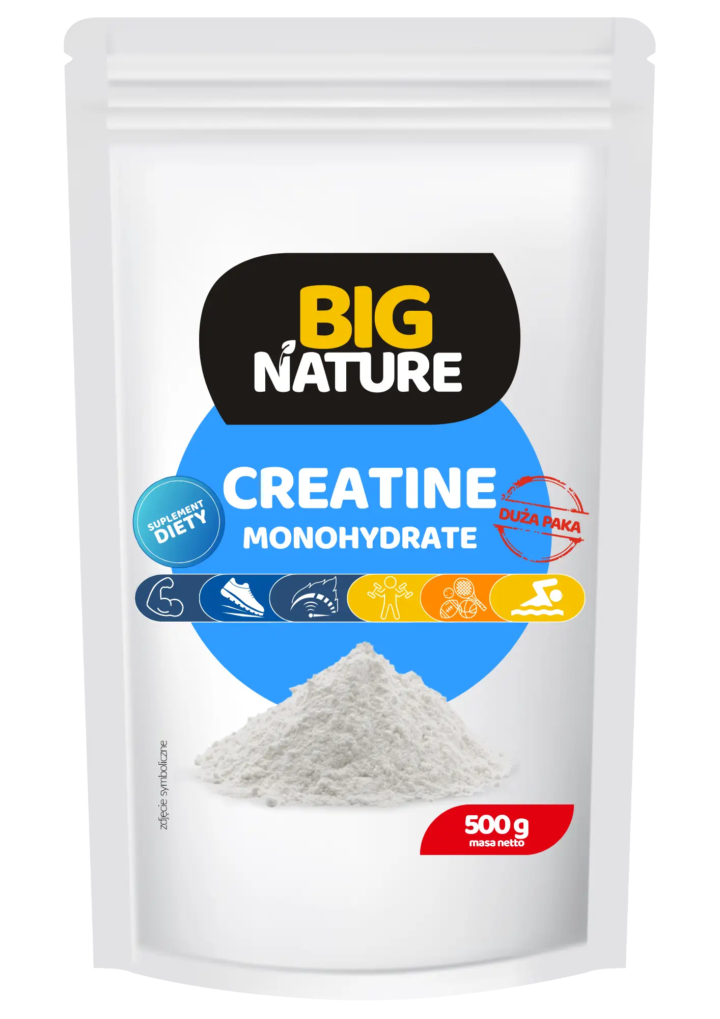 Kreatyna Monohydrat 500g SUPLEMENT DIETY - BIG NATURE