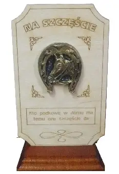 tabliczka podkowa frez   13 x 7,5 cm   NR.29 — 2