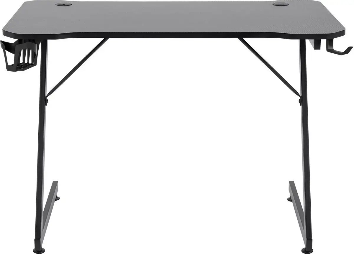 BIURKO DEFENDER SPACE CZARNE GAMING — 9