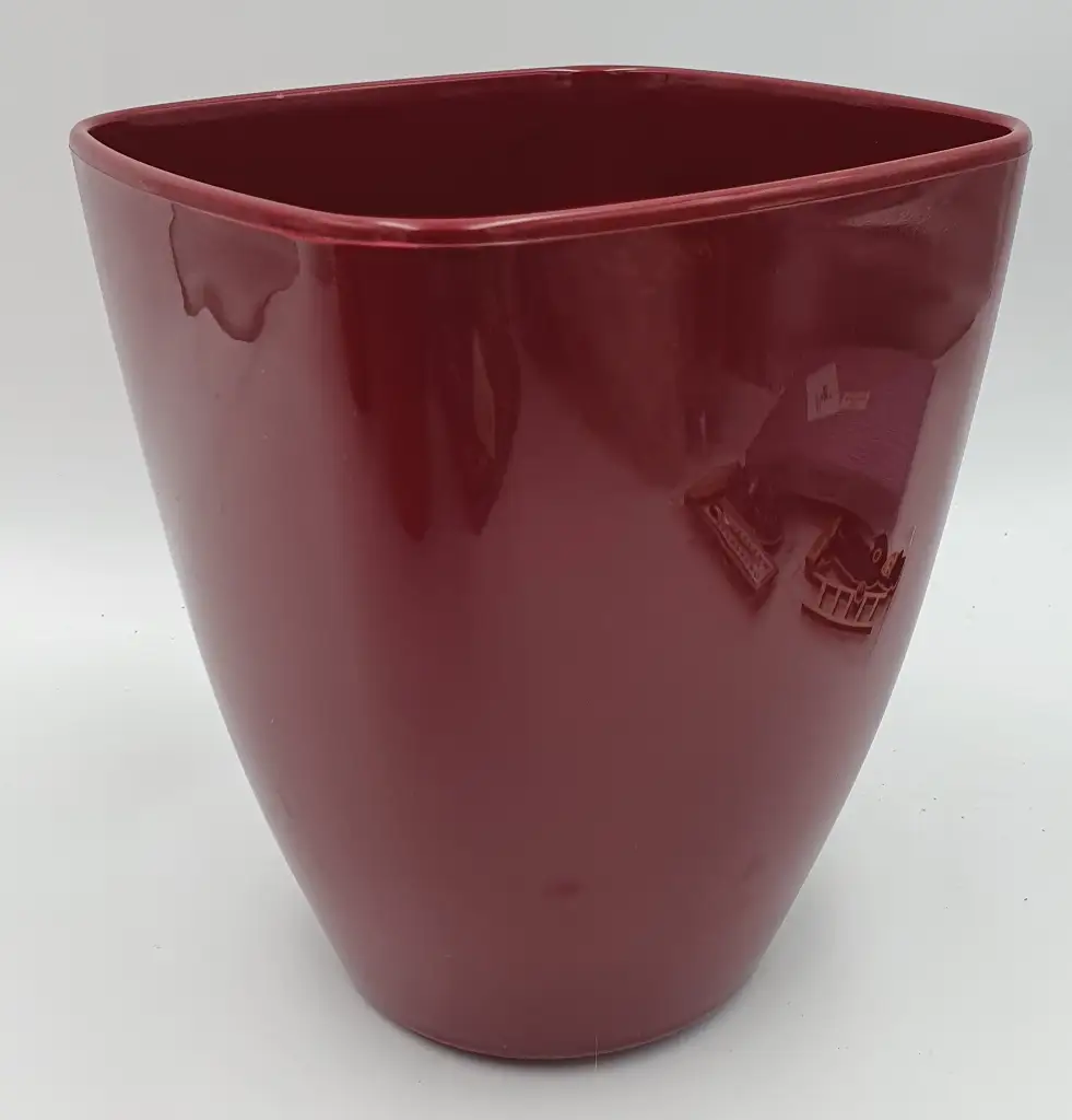 osłonka / doniczka storczyk 15cm BORDOWA