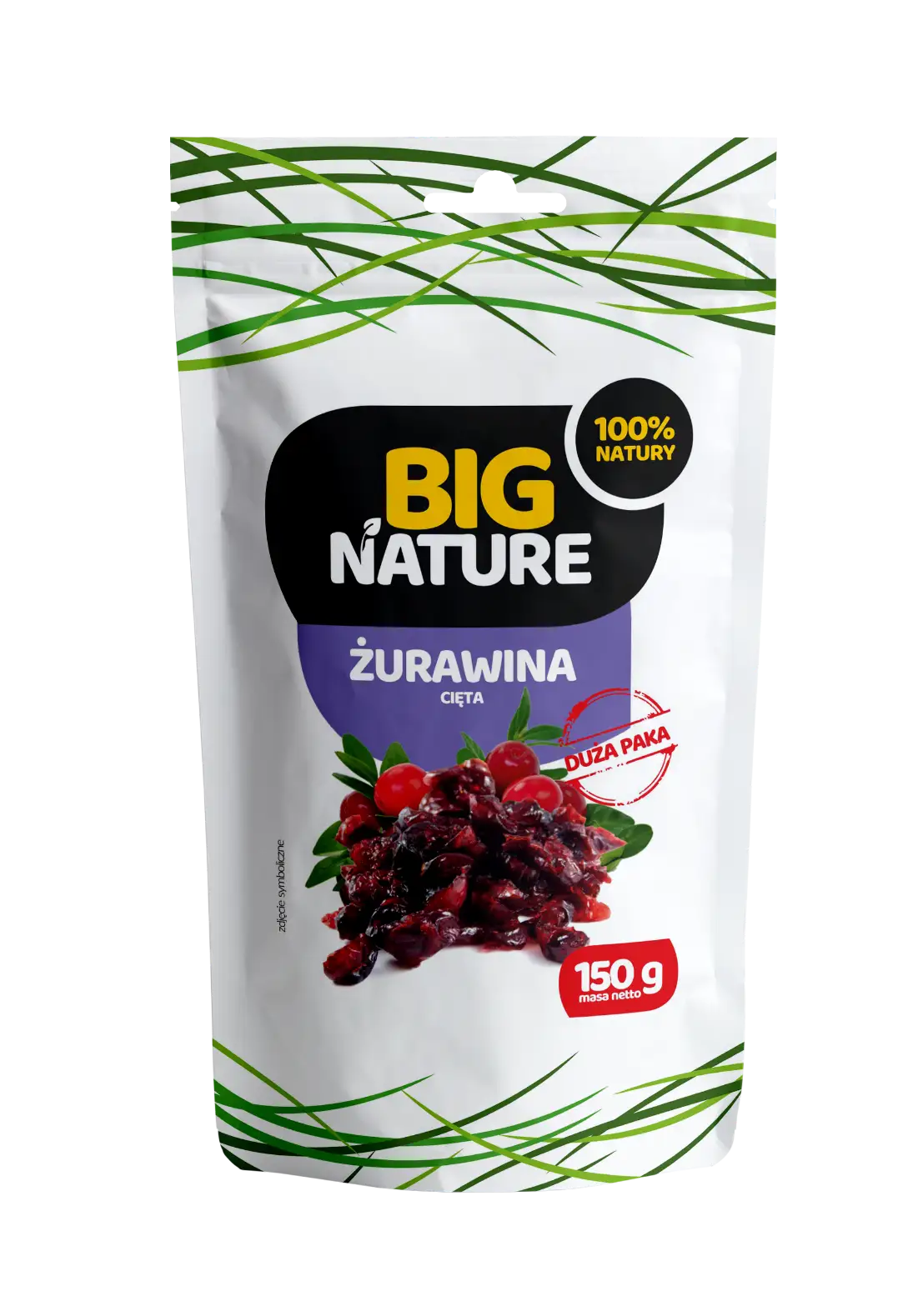 Żurawina suszona cięta 150g — 2