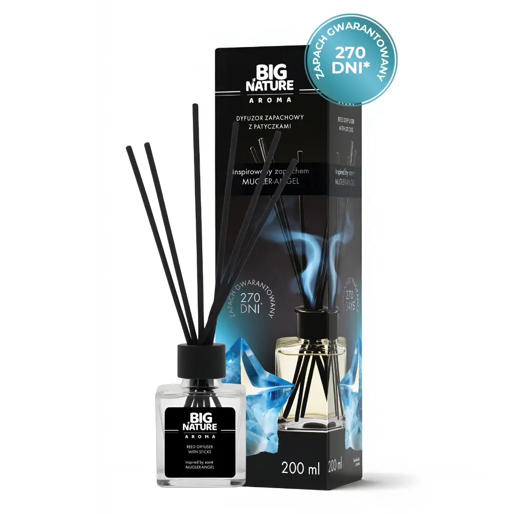 Dyfuzor Zapachowy z Patyczkami - Inspirowany Zapachem MUGLER ANGEL 200ml