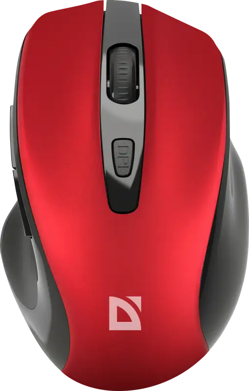 MYSZ DEFENDER PRIME MB-053 RF BEZPRZEWODOWA SILENT CZERWONA OPTICAL — 4