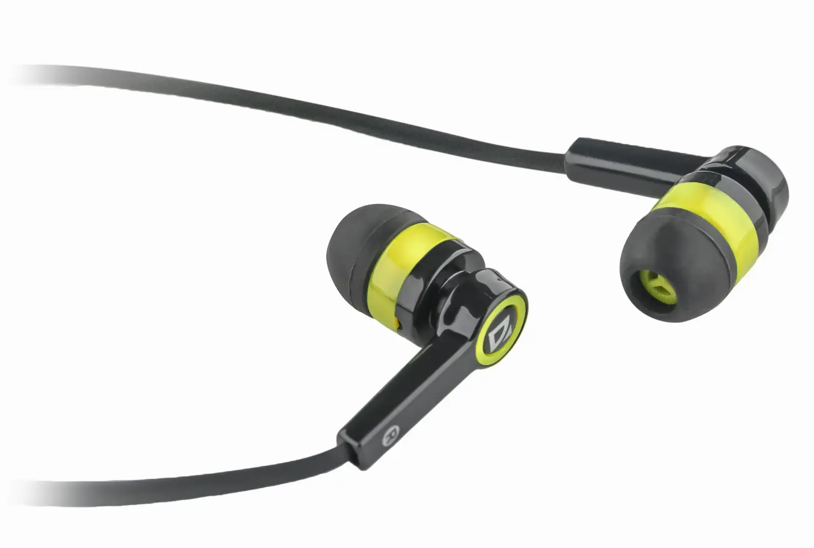 SŁUCHAWKI DEFENDER DOUSZNE z mikrofonem PULSE 420 CZARNO-ŻÓŁTE 4-PIN — 2