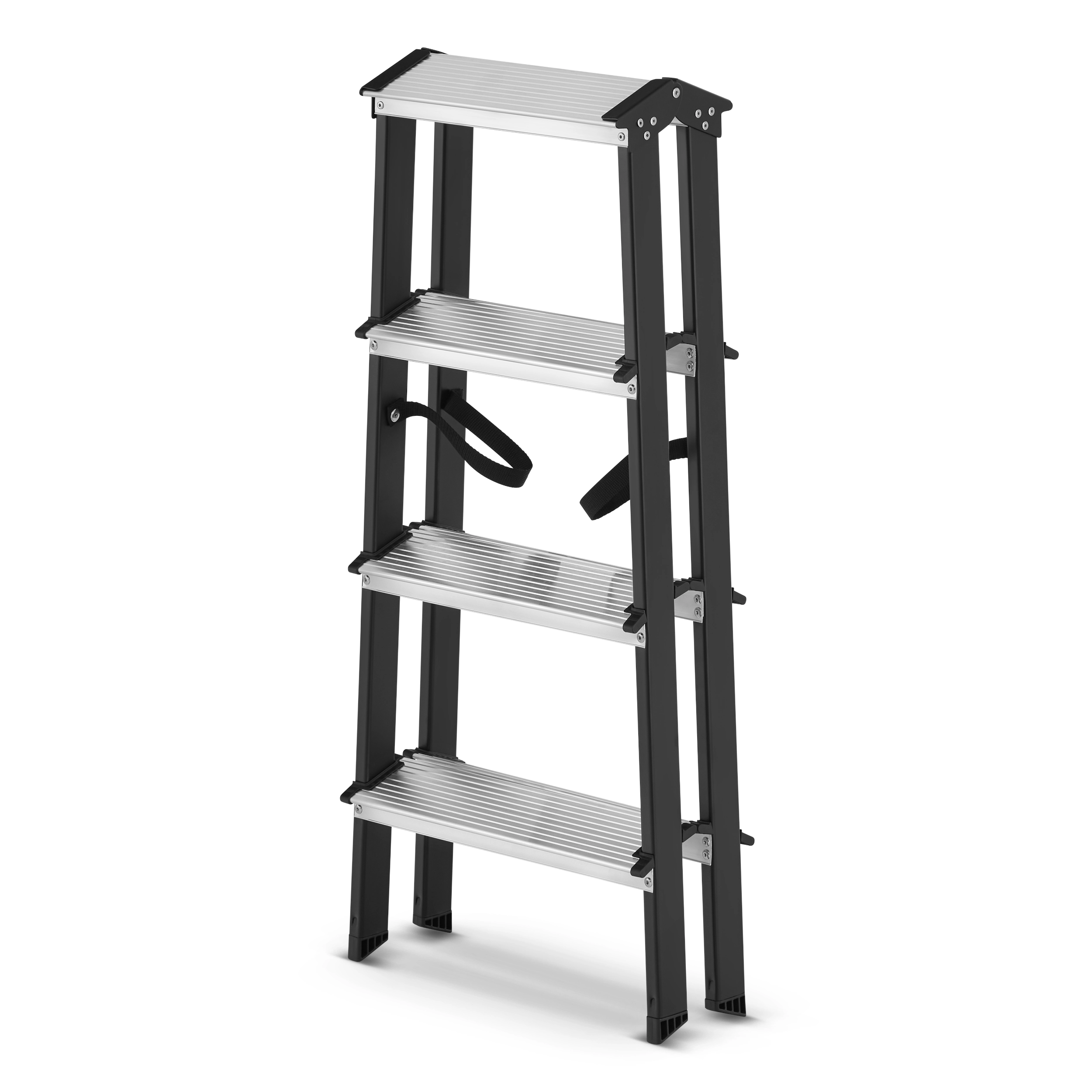 Drabina drabinka domowa 2x4 dwustronna składana MOCNA 150 kg HIGHER schodki — 4