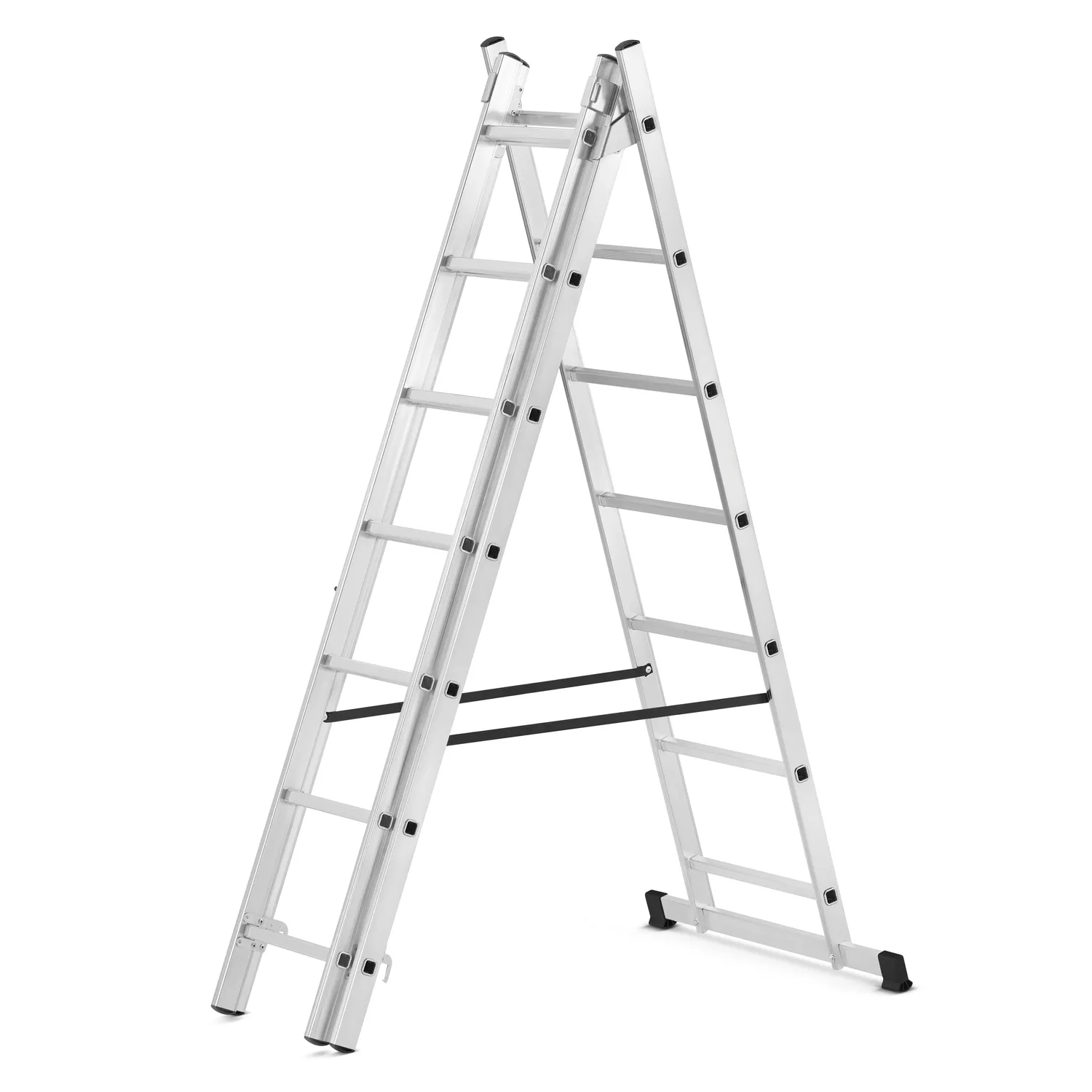 Drabina aluminiowa wielofunkcyjna z adaptacją na schody 3x7 HIGHER 150kg — 3