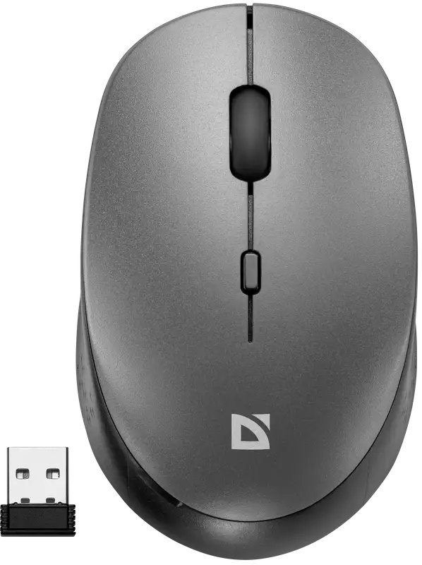 MYSZ DEFENDER AURIS MB-027 RF SILENT SZARA OPTICAL