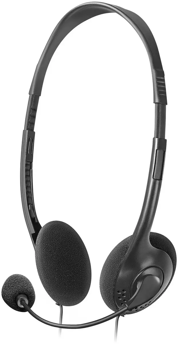 SŁUCHAWKI DEFENDER Z MIKROFONEM AURA 102 CZARNE — 3