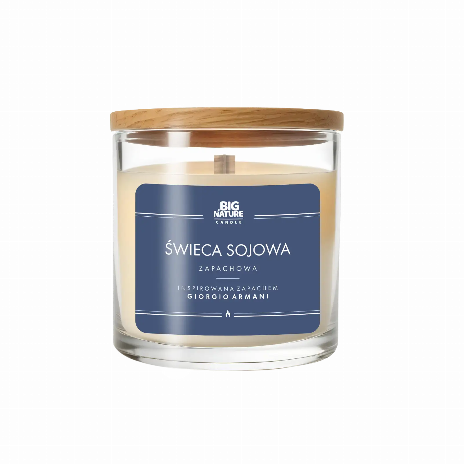 Świeca sojowa zap. insp. GIORGIO ARMANI SI 155g — 2