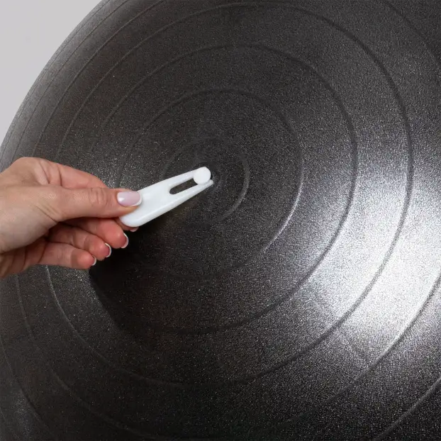 Piłka gimnastyczna anti burst 65 cm czarna Pretorians z pompką — 6