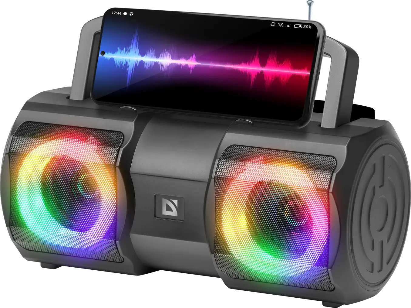GŁOŚNIK DEFENDER BEATBOX 20 BLUETOOTH 20W LIGHT/BT/MIC/FM/USB/TF — 3