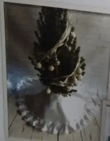 obrus falbanka pod choinkę FI-90