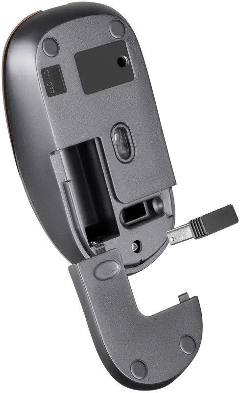 MYSZ DEFENDER WAVE MM-995 RF SILENT BRĄZOWA OPTICAL — 5