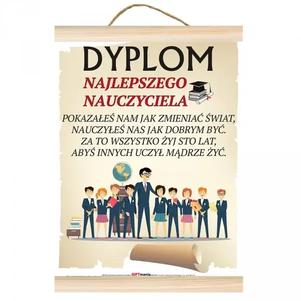 dyplom Najlepszego Nauczyciela