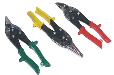 nożyce do blachy 250mm  lewe, prawe, proste zestaw 3 szt. - 635030