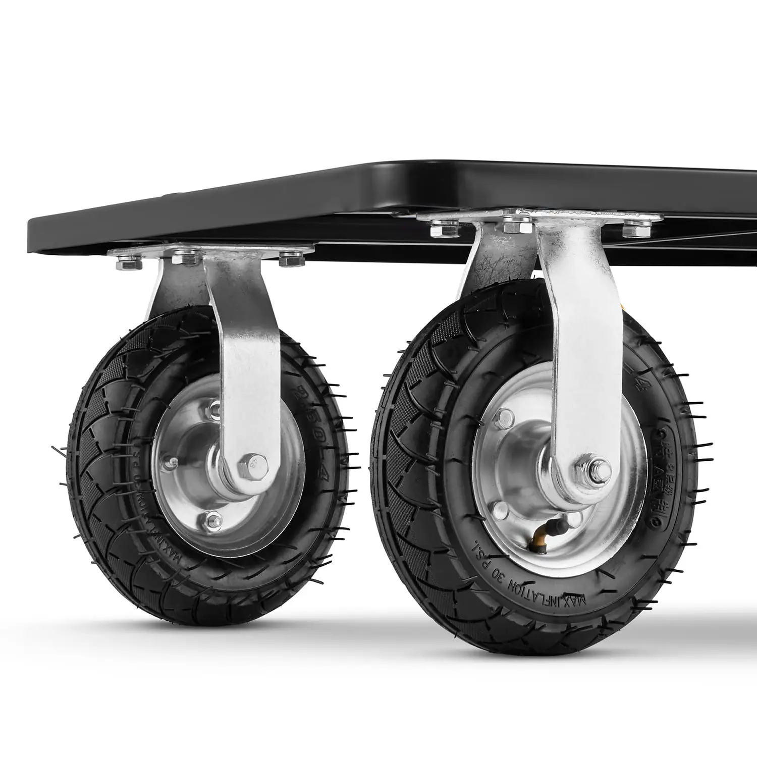Wózek magazynowy transportowy składany pompowane koła HIGHER PRO 300kg LH10-300-P — 7