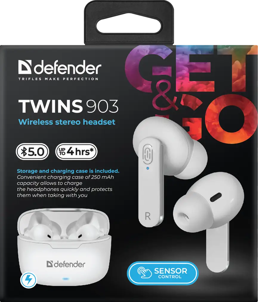 SŁUCHAWKI DEFENDER BLUETOOTH TWINS 903 — 8