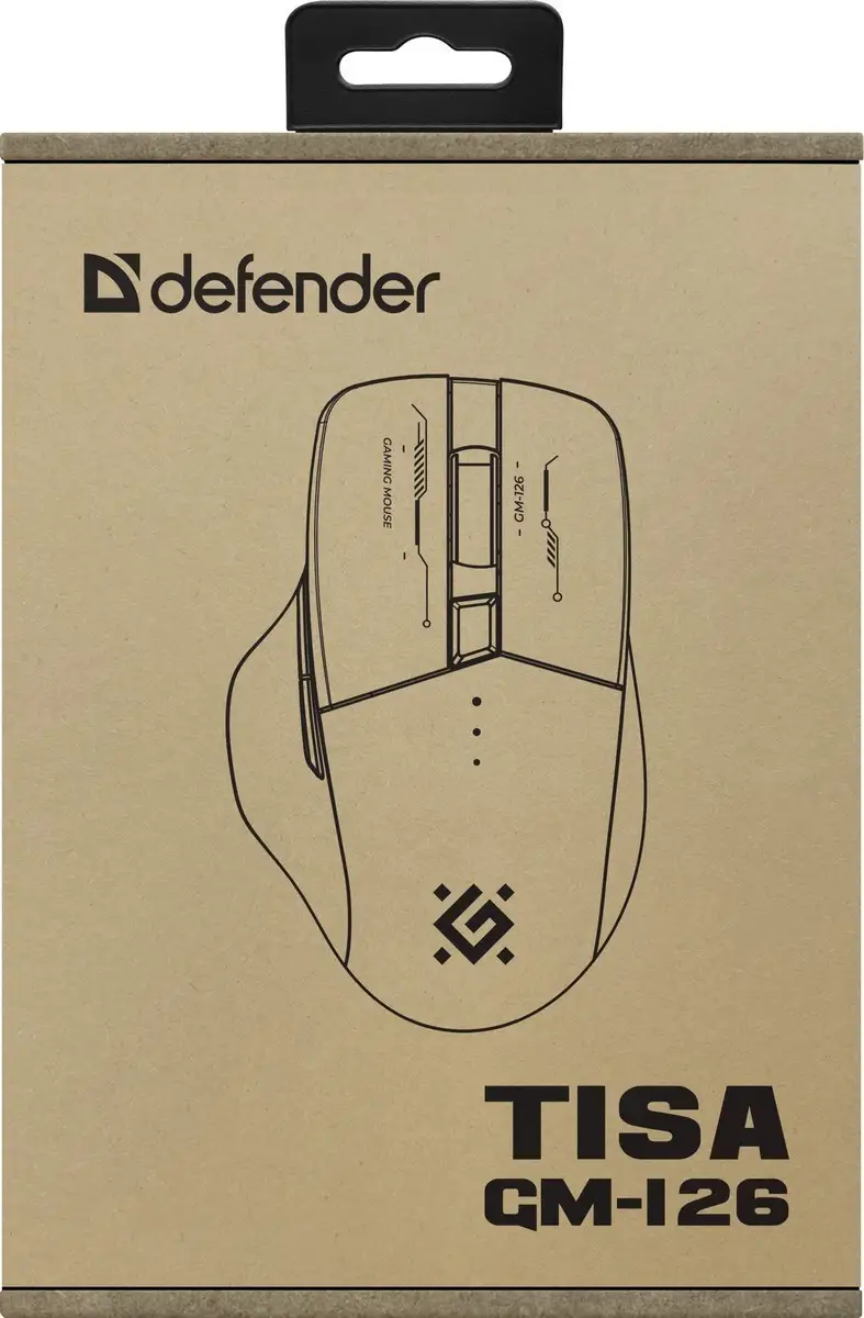 MYSZ DEFENDER GM-126 TISA RF+BT OPTIC 1600dpi 6P BIAŁA — 7