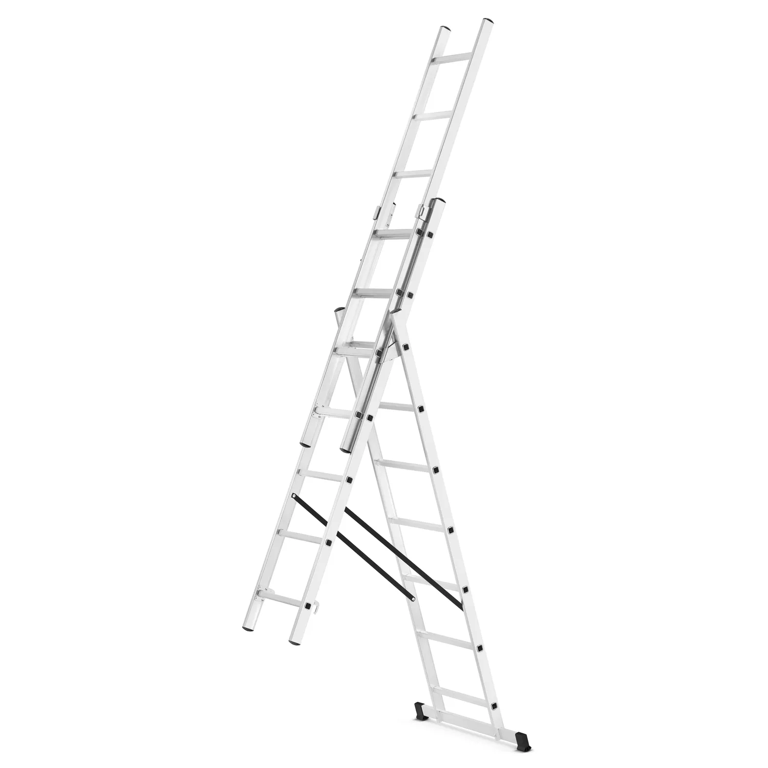 Drabina aluminiowa wielofunkcyjna z adaptacją na schody 3x7 HIGHER 150kg — 5